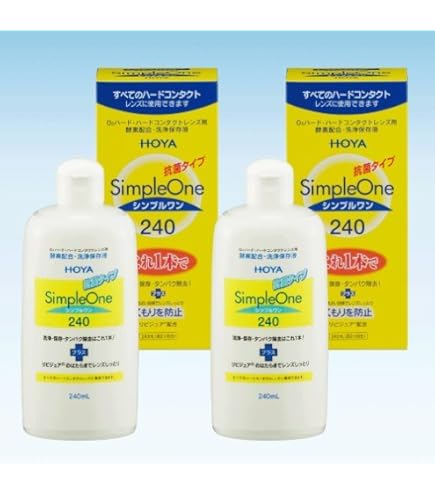 Amazon | HOYA シンプルワン 洗浄・保存・タンパク除去(ハード用